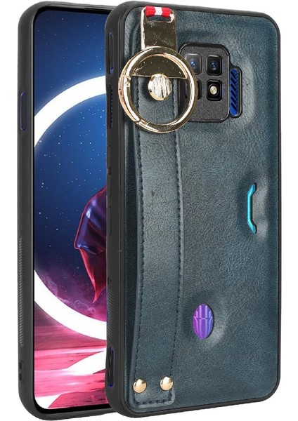 Nubia Kırmızı Sihirli 7 Pro Kolaylık Bilek Kayışı Premium Pu Deri Için Kılıf (Yurt Dışından)