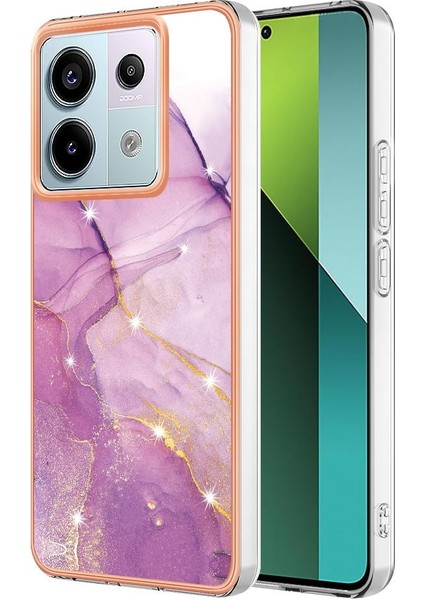 Xiaomi Redmi Için Not 13 Pro 5g Yumuşak Tampon Mermer Desen Ince Tpu (Yurt Dışından)