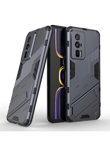Xiaomi Poco F5 Pro Koruyucu Kapak Için Kılıf Sağlam Askeri Kickstand (Yurt Dışından)