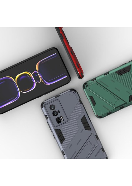 Xiaomi Poco F5 Pro Koruyucu Kapak Için Kılıf Sağlam Askeri Kickstand (Yurt Dışından) fiyatları