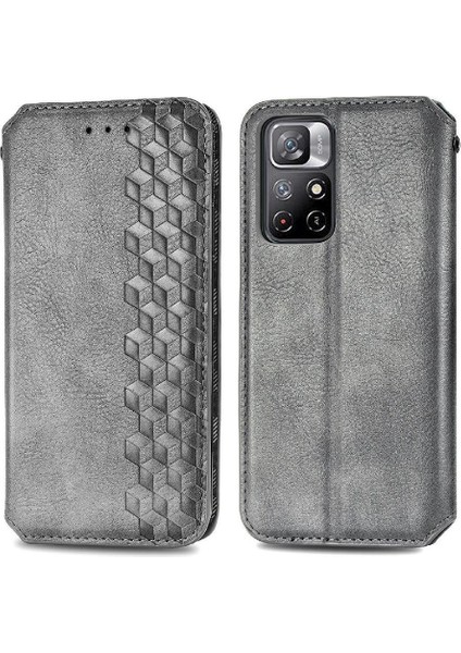 Xıaomı Redmi Not 11 Için Kılıf Cüzdan Fonksiyonu Kapak Çevirin Moda Tasarımı (Yurt Dışından)