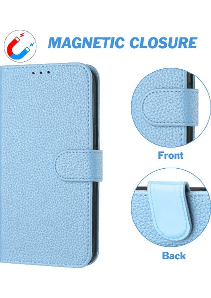 Telefon Kılıfı Için Xiaomi 12 Pro Litchi Desen Cüzdan Flip Folio Kart Yuvaları (Yurt Dışından) fırsatları