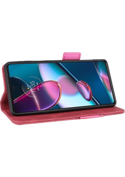 Motorola Moto Kenar 30PRO Için Kılıf Kart Tutucu Kickstand Tam Folio (Yurt Dışından)