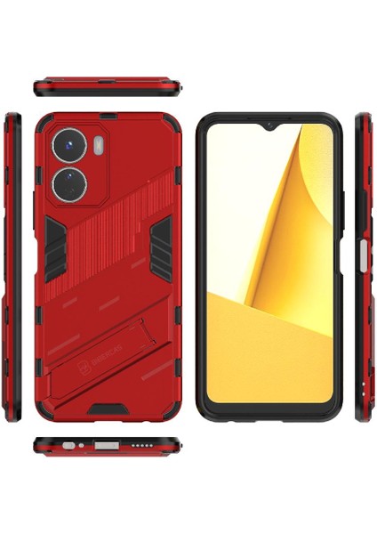 Vıvo Y16 4g Koruyucu Kapak Için Kılıf Sağlam Askeri Kickstand (Yurt Dışından) modelleri