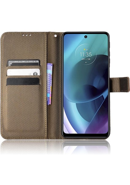 Motorola Moto G52J 5g Iı Için Kılıf Manyetik Cüzdan Kapak Kart Tutucu (Yurt Dışından) fırsatları