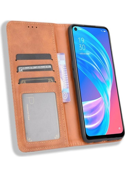 Oppo A73 5G/A72 5g Pu Deri Manyetik Kapatma Cüzdan Için Kılıf (Yurt Dışından) modelleri