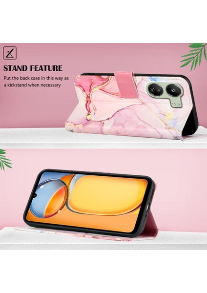 Xiaomi Redmi Için Kılıf Redmi 4g Cüzdan Pu Deri Kickstand Mermer Desen (Yurt Dışından) indirimleri