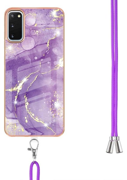 Samsung Galaxy S20 5g Crossbody Kordon Askısı Mermer Anti-Scratch Için Kılıf (Yurt Dışından) fiyatları