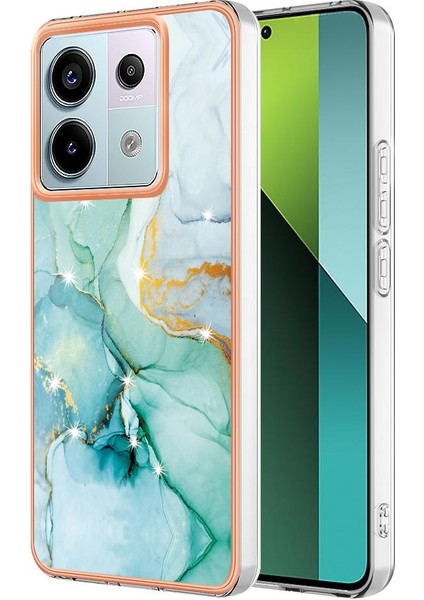 Xiaomi Redmi Için Not 13 Pro 5g Yumuşak Tampon Mermer Desen Ince Tpu (Yurt Dışından)