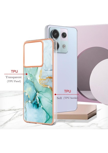 Xiaomi Redmi Için Not 13 Pro 5g Yumuşak Tampon Mermer Desen Ince Tpu (Yurt Dışından) indirimleri