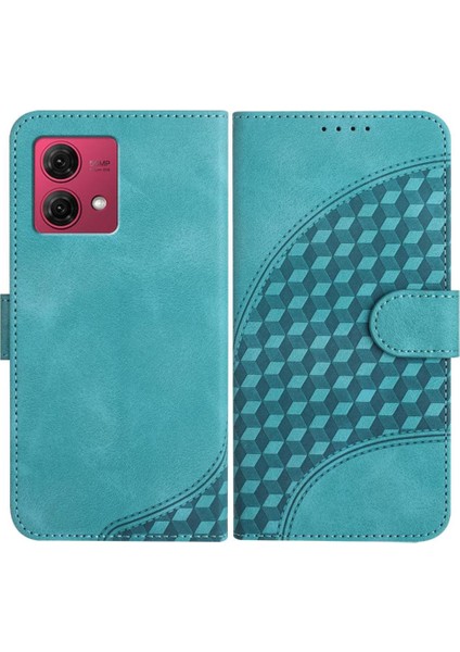 Motorola Moto G84 5g Darbeye Deri Kılıf Manyetik Kart Tutucu (Yurt Dışından)
