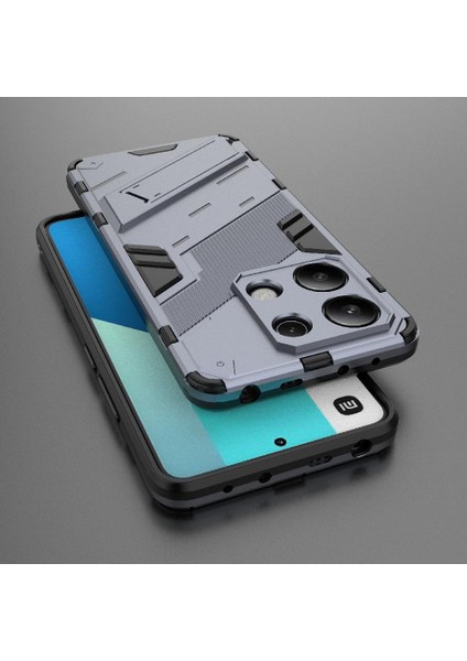 Xiaomi Redmi Için Not 13 4g Koruyucu Kapak Kickstand Sağlam Askeri (Yurt Dışından) modelleri