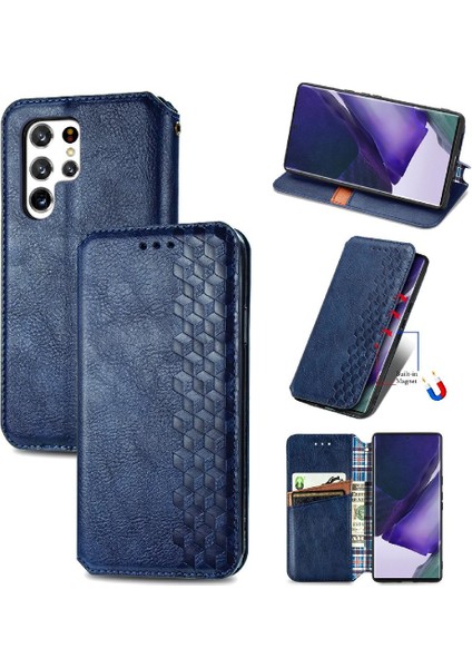 Samsung Galaxy S22 Ultra Flip Kapak Için Kılıf Zarif Iş Cüzdan (Yurt Dışından) fiyatları