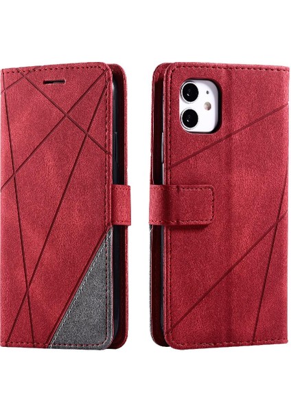 IPhone 11 Için Kılıf Cüzdan Flip Folio Kart Tutucu Kickstand Manyetik Pu (Yurt Dışından)