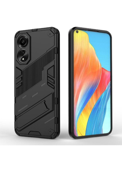 Oppo A78 Kickstand Koruyucu Kapak Için Kılıf Sağlam Askeri (Yurt Dışından)