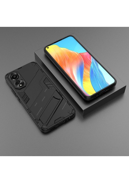 Oppo A78 Kickstand Koruyucu Kapak Için Kılıf Sağlam Askeri (Yurt Dışından) fiyatları