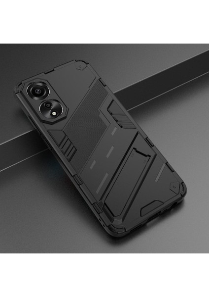 Oppo A78 Kickstand Koruyucu Kapak Için Kılıf Sağlam Askeri (Yurt Dışından) modelleri