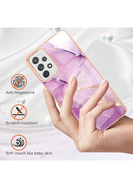 Samsung Galaxy A72 5g Mermer Desen Koruma Yumuşak Tampon Ince (Yurt Dışından) fiyatları