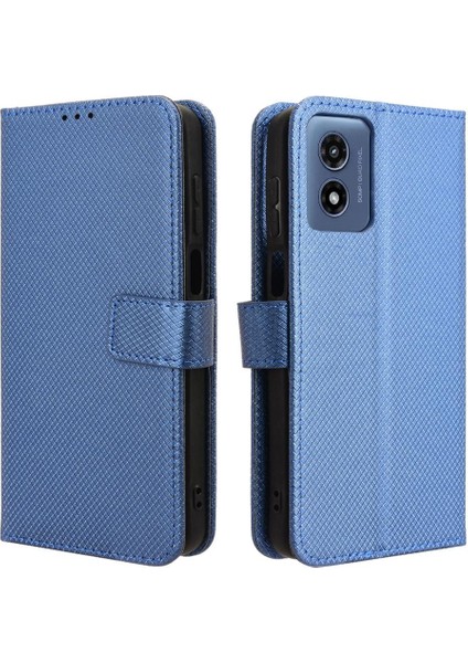 Motorola Moto G Oynamak Için Kılıf 4g 2024 Manyetik Cüzdan Kart Tutucu Kapak (Yurt Dışından)