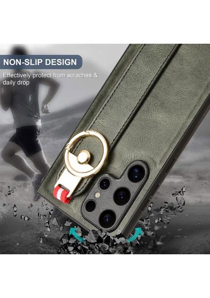 Samsung Galaxy S24 Ultra Kolaylık Premium Pu Deri Bilek (Yurt Dışından) modelleri