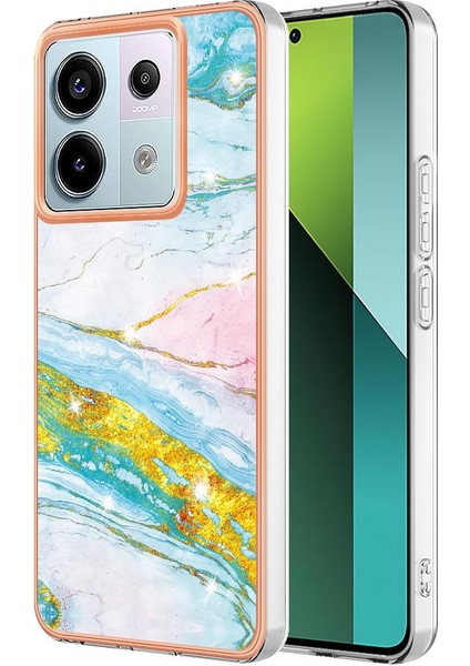 Xiaomi Redmi Için Not 13 Pro 5g Yumuşak Tampon Mermer Desen Ince Tpu (Yurt Dışından)