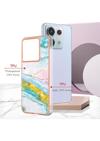 Xiaomi Redmi Için Not 13 Pro 5g Yumuşak Tampon Mermer Desen Ince Tpu (Yurt Dışından) fiyatları