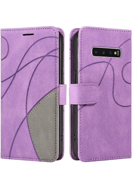 Samsung Galaxy S10 Artı Pu Deri Flip Folio Kılıf Kart Yuvası ile (Yurt Dışından) modelleri