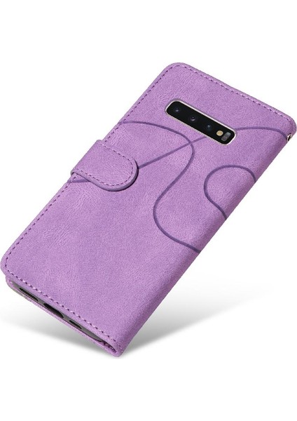 Samsung Galaxy S10 Artı Pu Deri Flip Folio Kılıf Kart Yuvası ile (Yurt Dışından) indirimleri