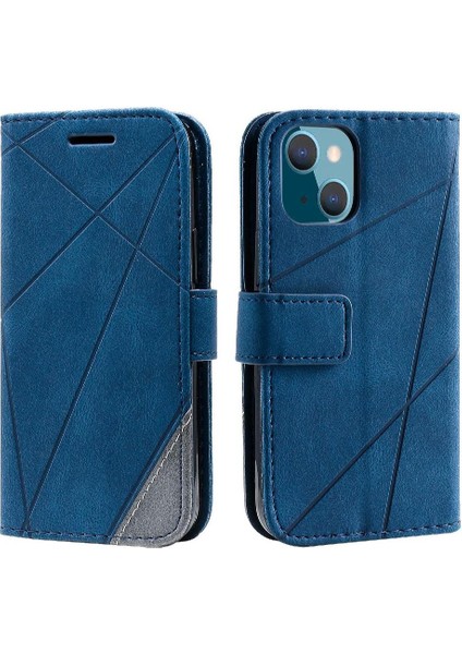 IPhone 13 Için Kılıf Mini Kart Tutucu Kickstand Cüzdan Flip Folio Manyetik (Yurt Dışından)