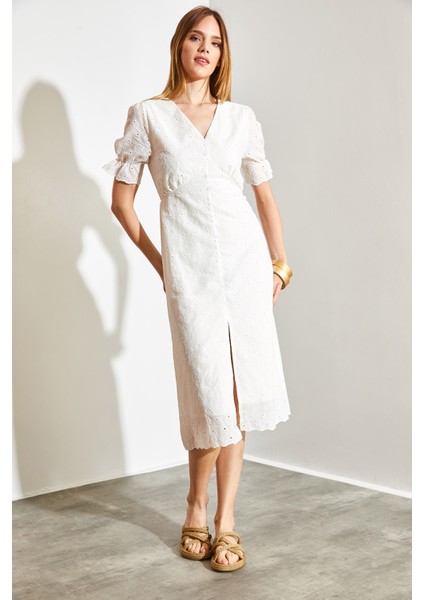 Kadın Önden Düğmeli Fisto Elbise fırsatları