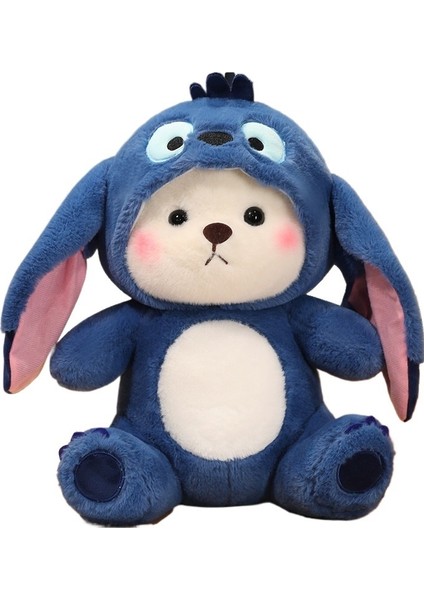 Mavi Dönüştürülmüş Ayı Bebek Sevimli Ayı Bebek Peluş Oyuncak Dikiş (Yurt Dışından)