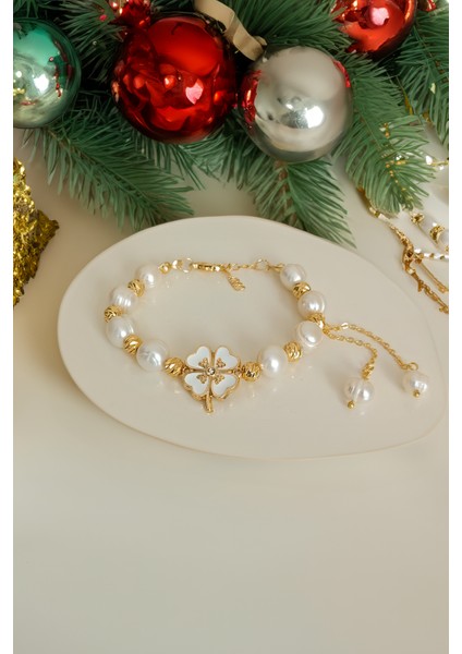 Özel Gerçek inci bileklik Tatlı su incisi bileklik Altın incili bileklik modelleri