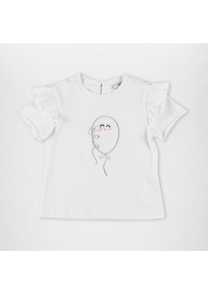 Kız Bebek Fiyonk Detaylı Fisto Bluz
