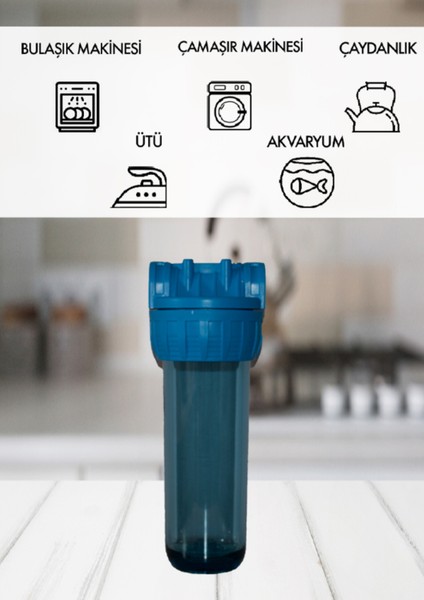 Atlantis Daire Bina Girişi 10 Inch 1 Aşama Su Arıtma Yumuşatma Cihazı(Kireç Önleyici Yumuşatma Set) fiyatları