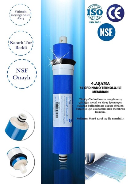 S-Tron 10 Aşamalı 12 Lt Metal Tanklı Membran Teknolojili Mineralli Pompalı Su Arıtma Cihazı indirimleri