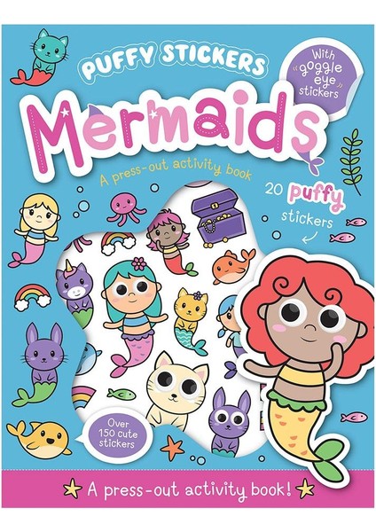 Puffy Stickers - Mermaids