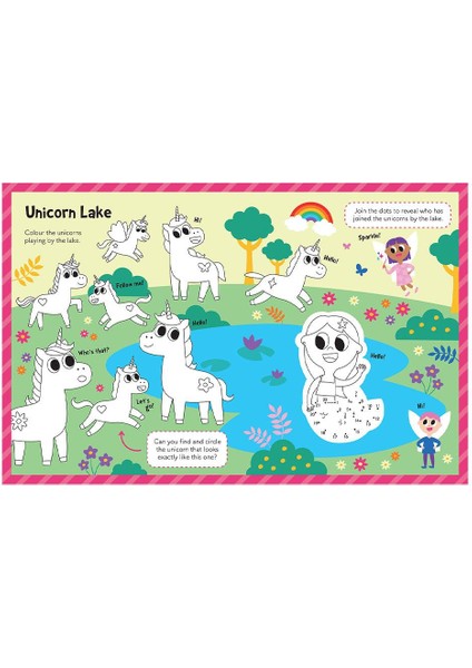 Chunky Window Stickers Unicorn Activity Book