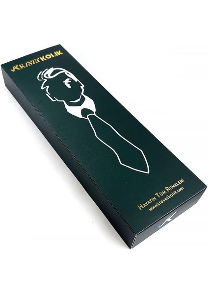 Lacivert Kendinden Desen Örgü Kravat ÖR8345