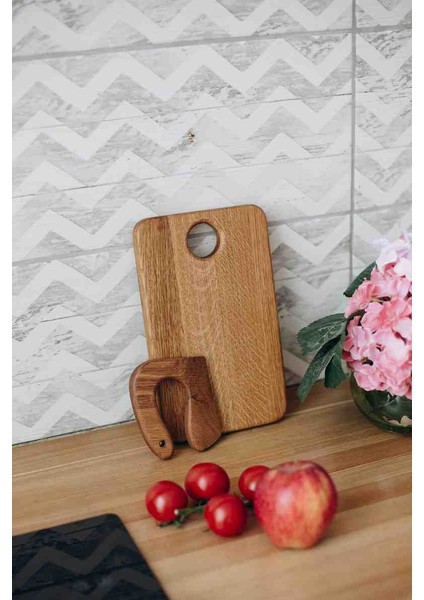 Ahşap Çocuk Kesme Tahtası ve Bıçak