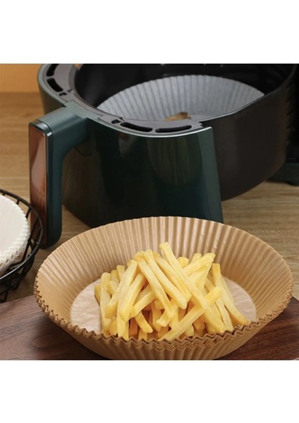 Büyük Boy Fritöz Pişirme Kağıdı Air Fryer 16X4,5 Tüm Markalara Uygun Yuvarlak Model 50 Adet indirimleri
