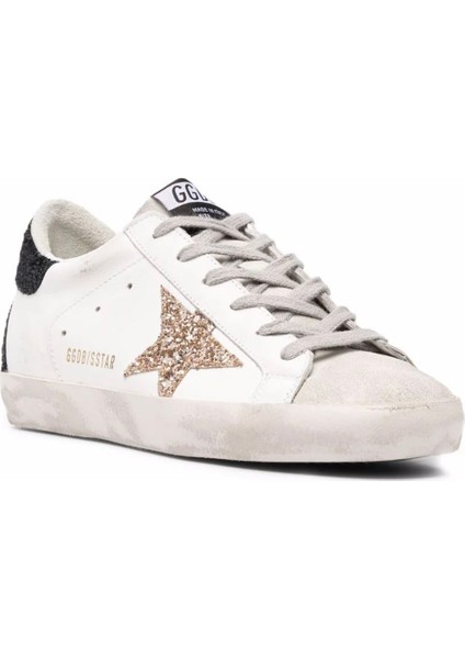 Sneaker Ayakkabı - Women Sneaker - Golden Goose Super-Star -Star-Patch Lace-Up