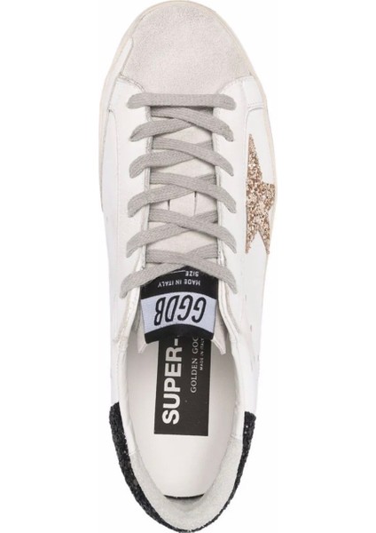 Sneaker Ayakkabı - Women Sneaker - Golden Goose Super-Star -Star-Patch Lace-Up