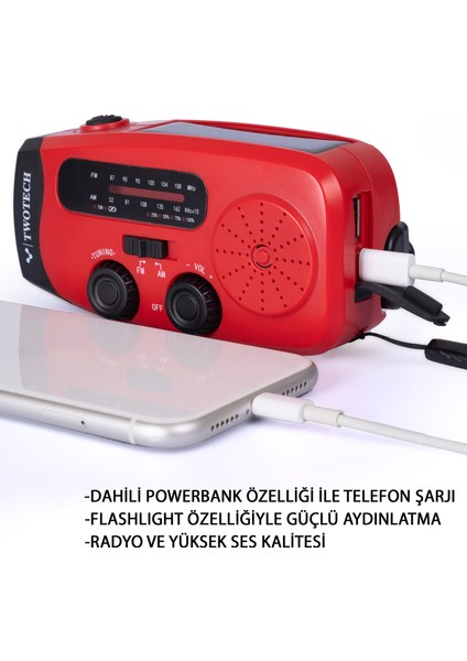 Deprem/acil Durum Radyosu ve Powerbank modelleri