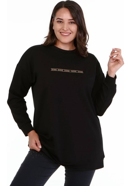Örme Baskılı Sweatshirt