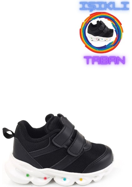Caty Unisex Bebek Filelli Işıklı Hafif Rahat Spor Ayakkabı