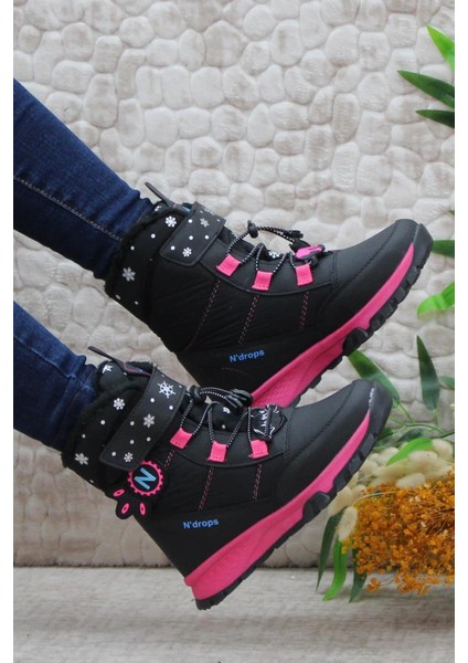 3674 Termal Kaymaz Taban Kız Çocuk Kar Botu