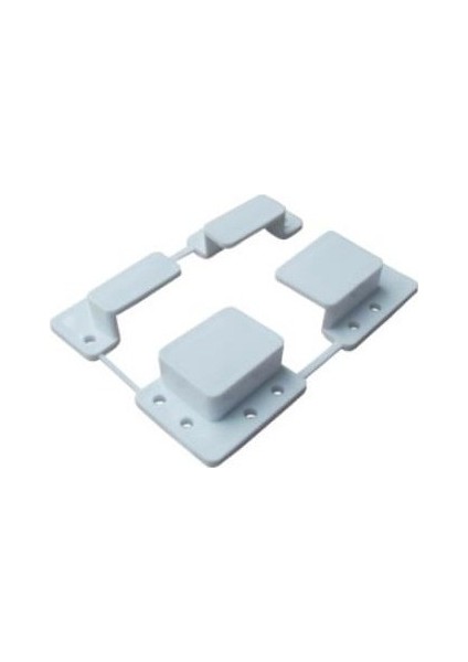 Sineklik PABUCU10X20 Sabitleyici Beyaz Plastik -3takım