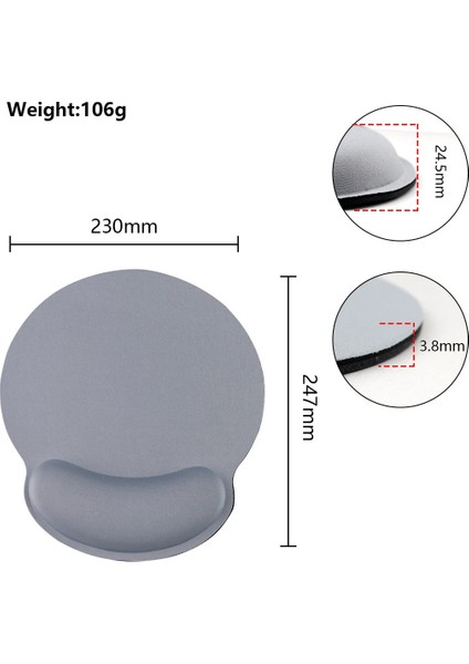 Ergonomik Jel Mouse Bilek Desteği Ofis-Oyun Uyumlu