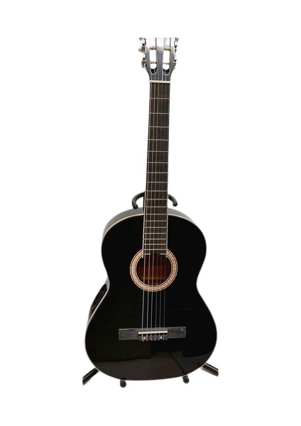 Sap Ayarlı Gül Klavye Gül Eşik Klasik Ağaç Siyah Gitar