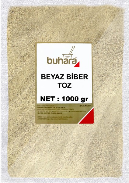 Beyaz Biber Toz 1000 gr